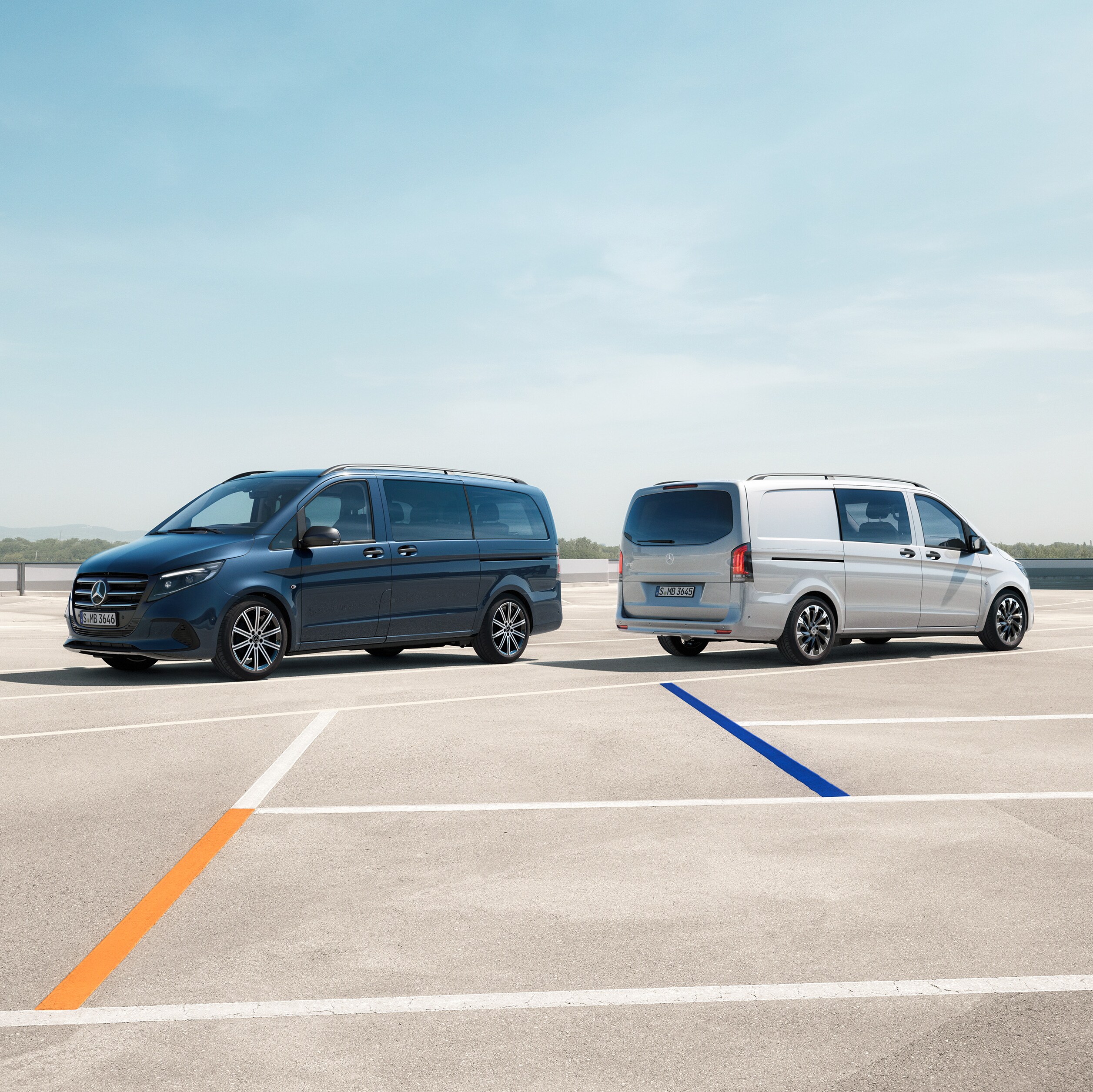 Užitková vozidla Mercedes-Benz Vito Edition 130 a Třída V Edition 140 v akční nabídce.
