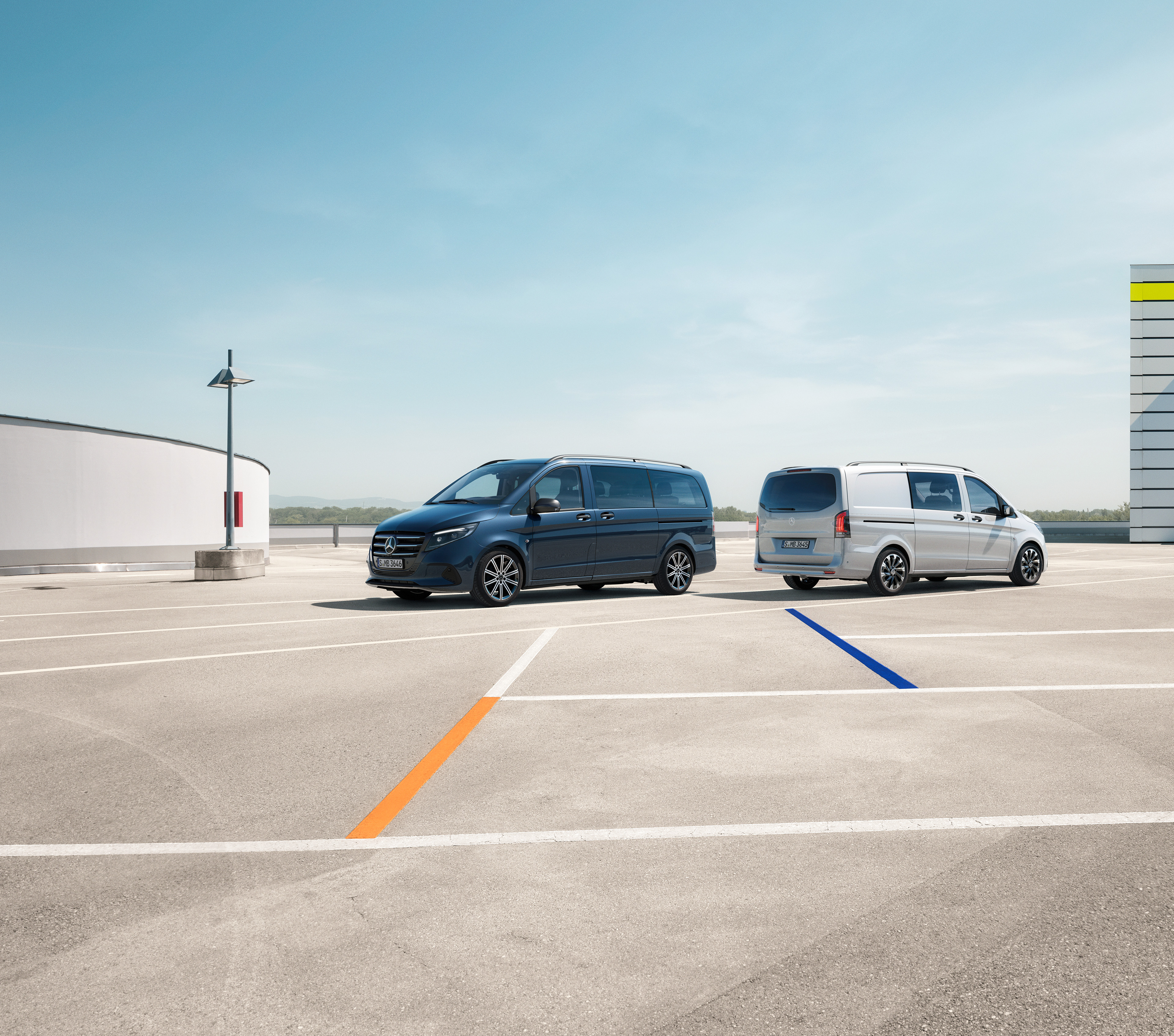 Užitková vozidla Mercedes-Benz Vito Edition 130 a Třída V Edition 140 v akční nabídce.