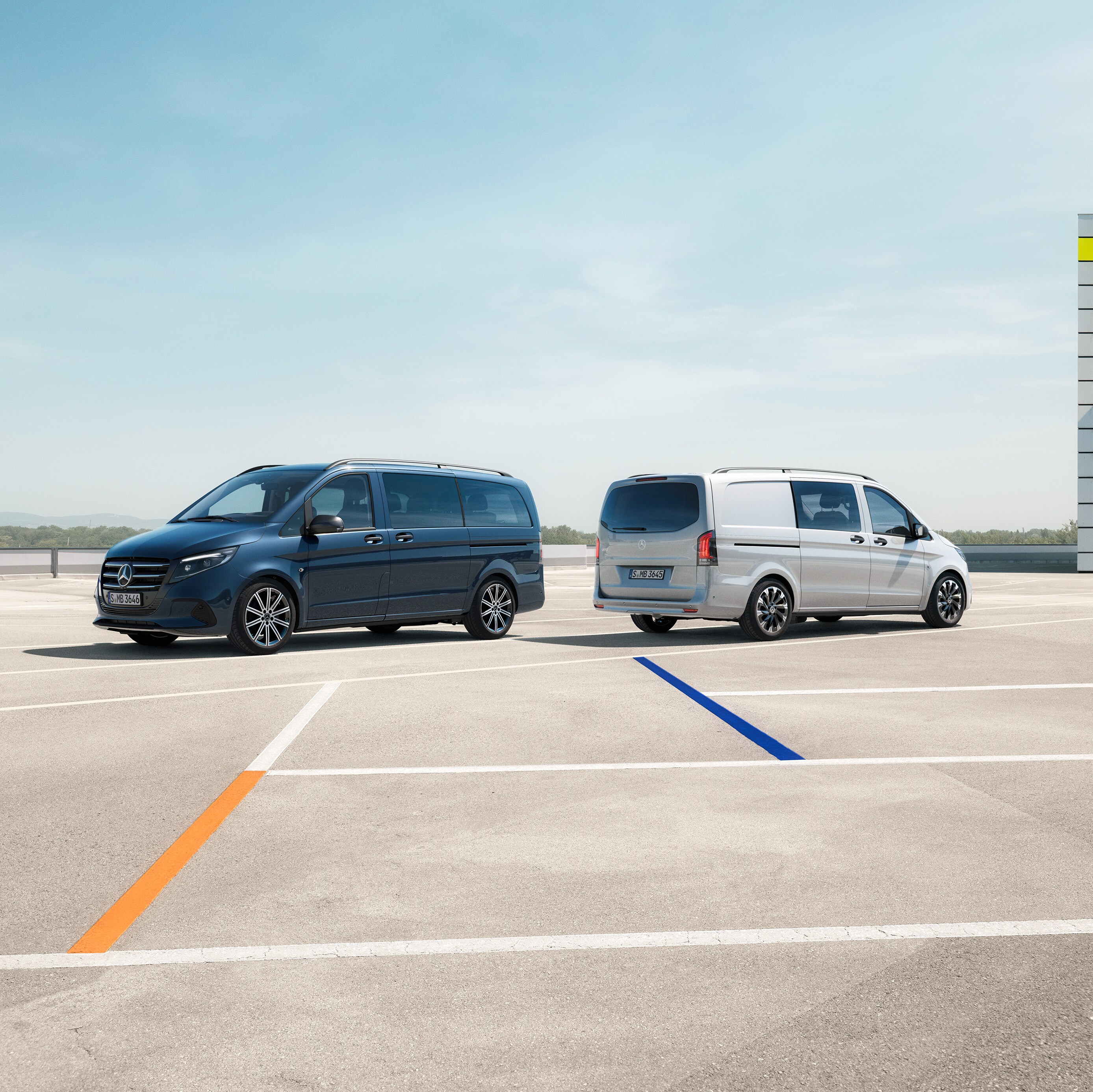 Užitková vozidla Mercedes-Benz Vito Edition 130 a Třída V Edition 140 v akční nabídce.
