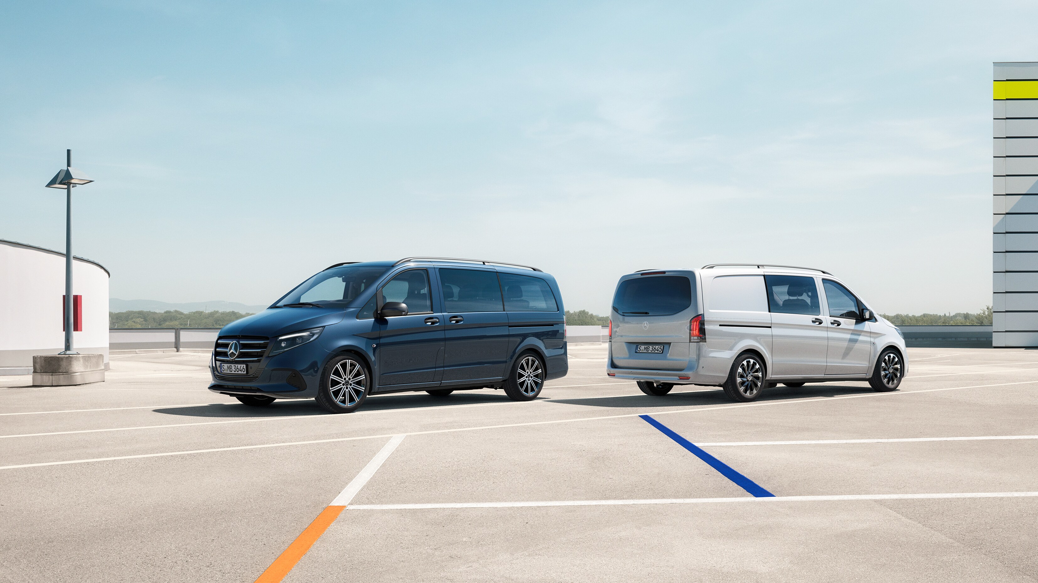 Užitková vozidla Mercedes-Benz Vito Edition 130 a Třída V Edition 140 v akční nabídce.