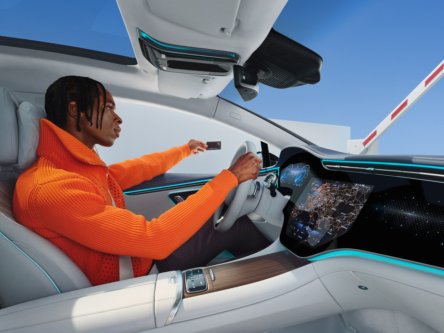 Parking for App jako součást standardní výbavy digitálních doplňků Mercedes-Benz.