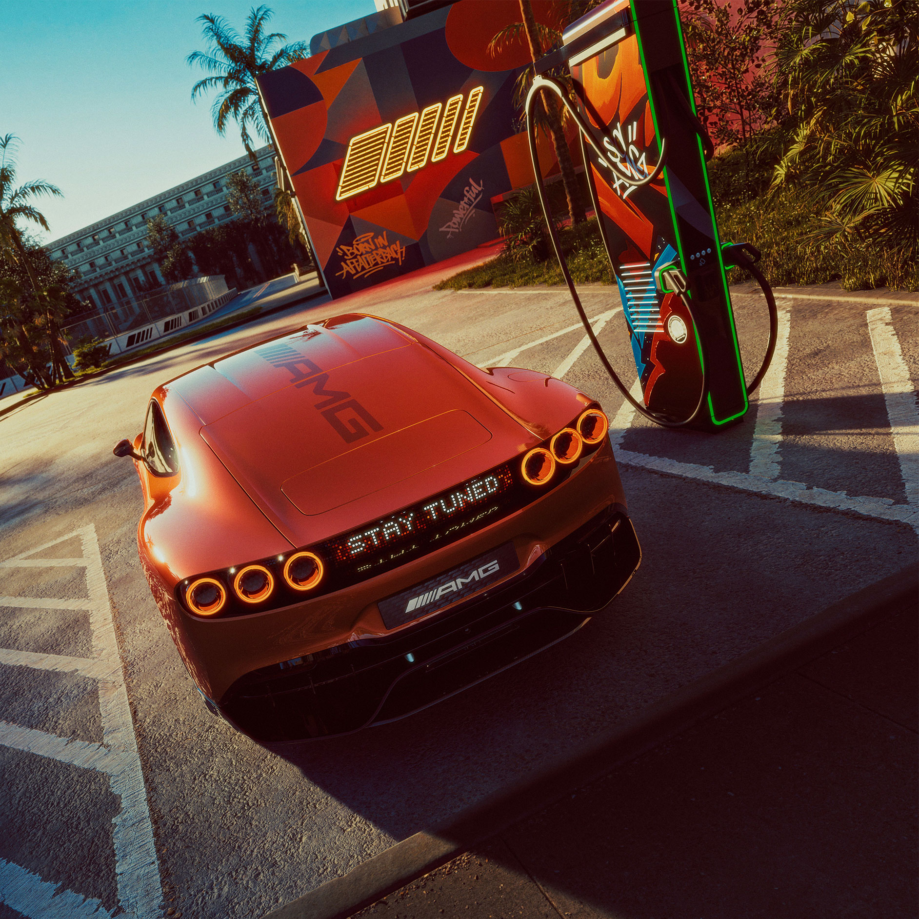 Hyperrychlé nabíjení | AMG.EA | Mercedes-AMG Hyperrychlé nabíjení nového CONCEPT AMG GT XX založeného na AMG Electric Architecture (AMG.EA) od Mercedes-AMG.