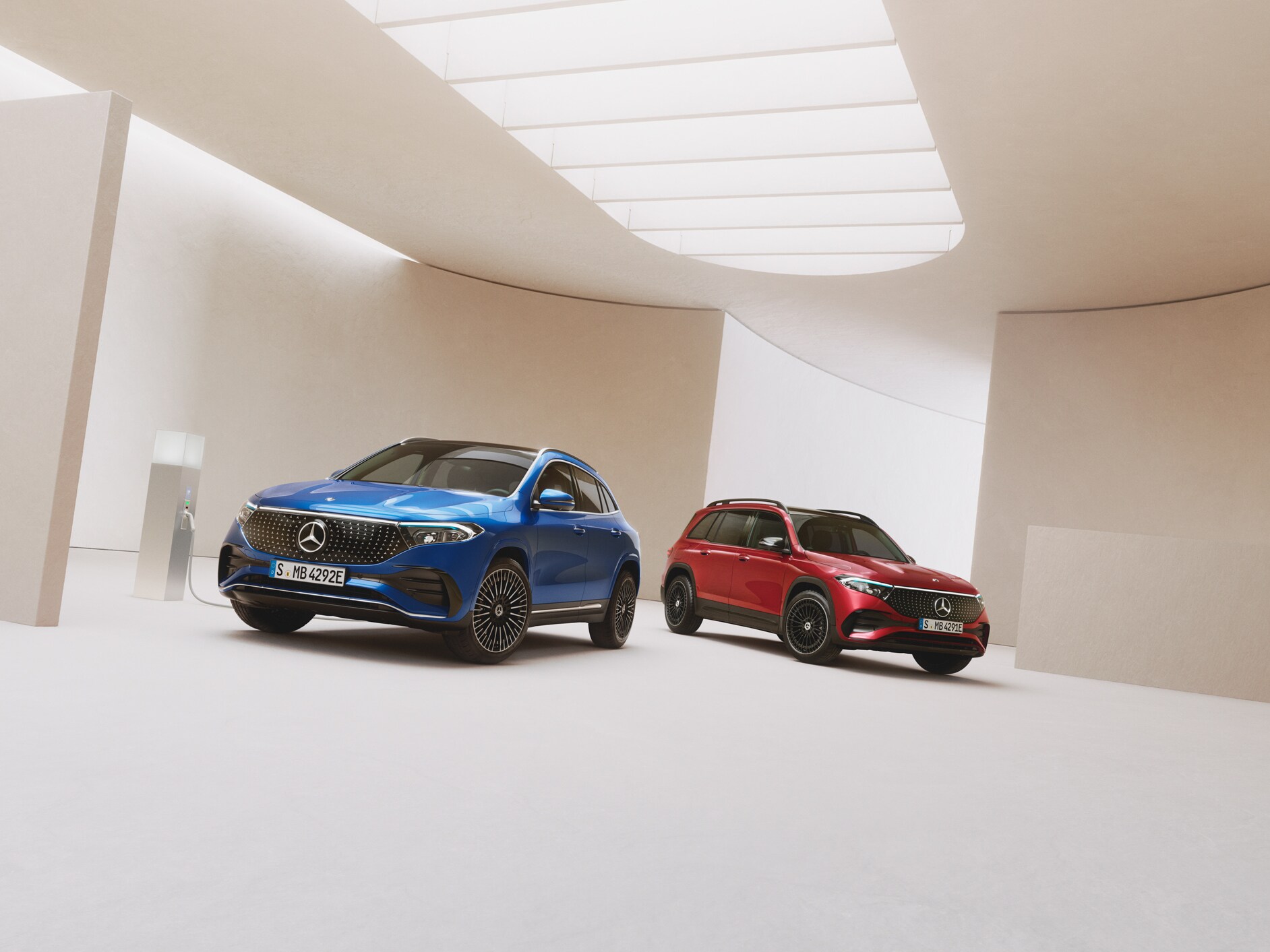 Nabídky elektromobilů od Mercedes-Benz.