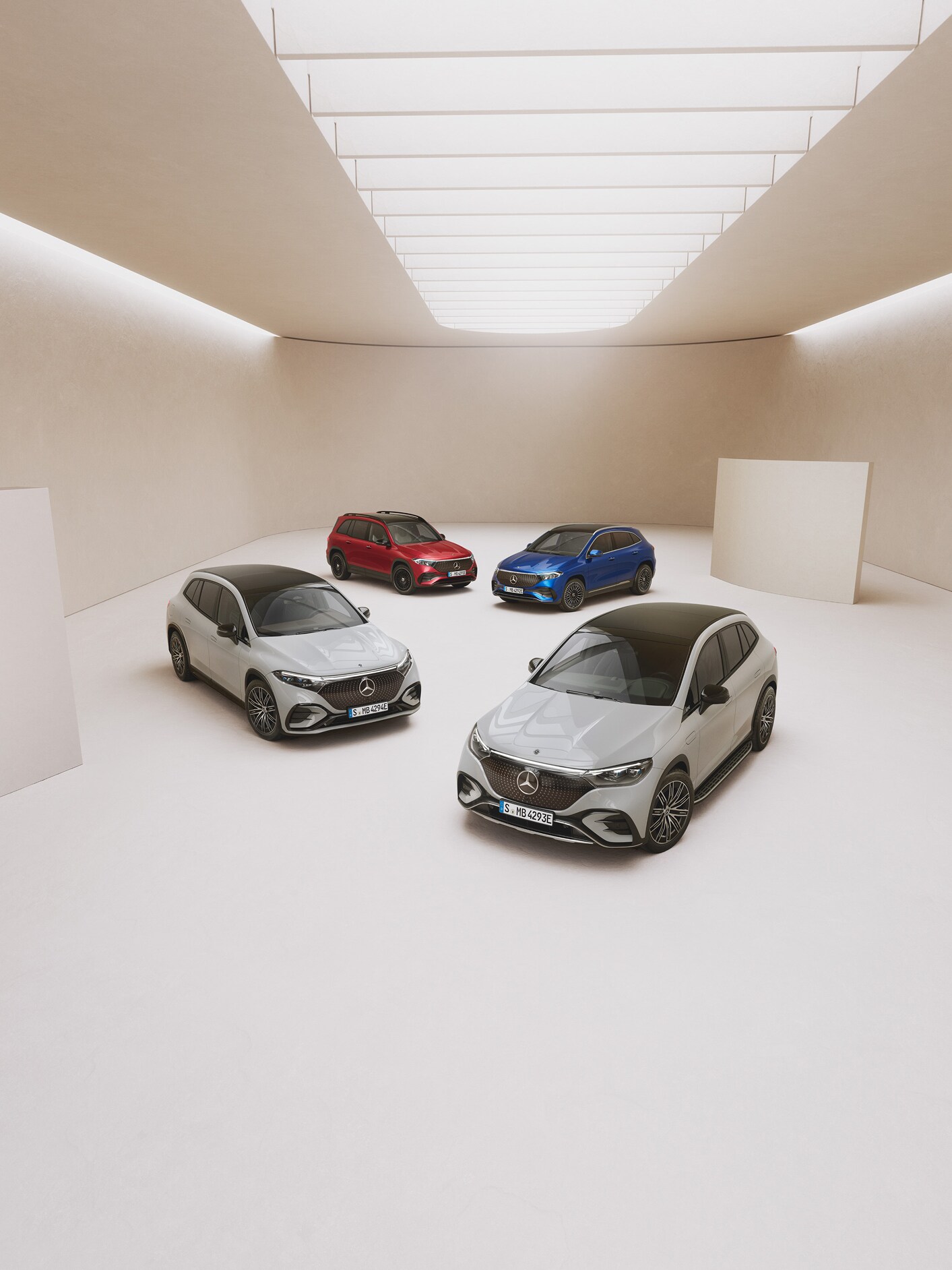 Nabídky elektromobilů od Mercedes-Benz.