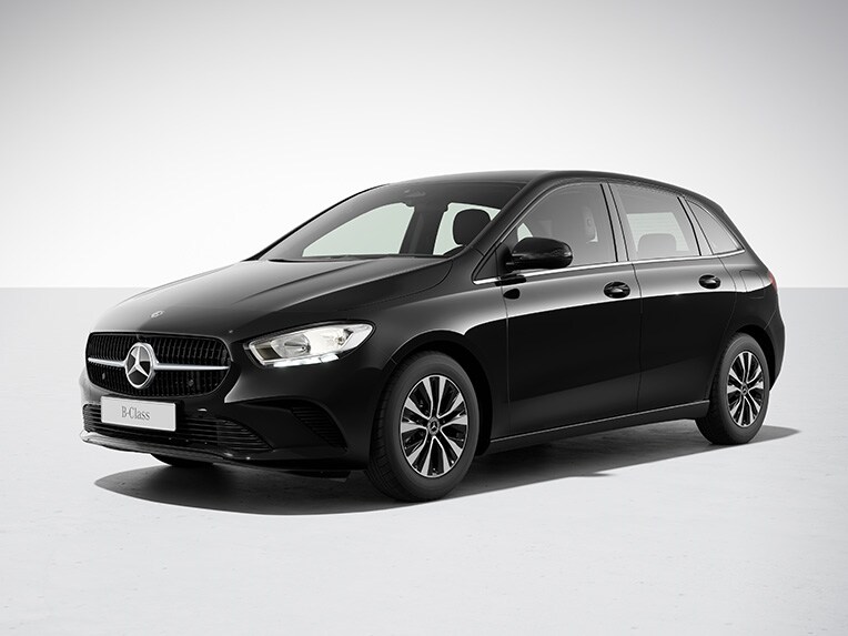 Třída B od Mercedes-Benz se standardní výbavou exteriéru.