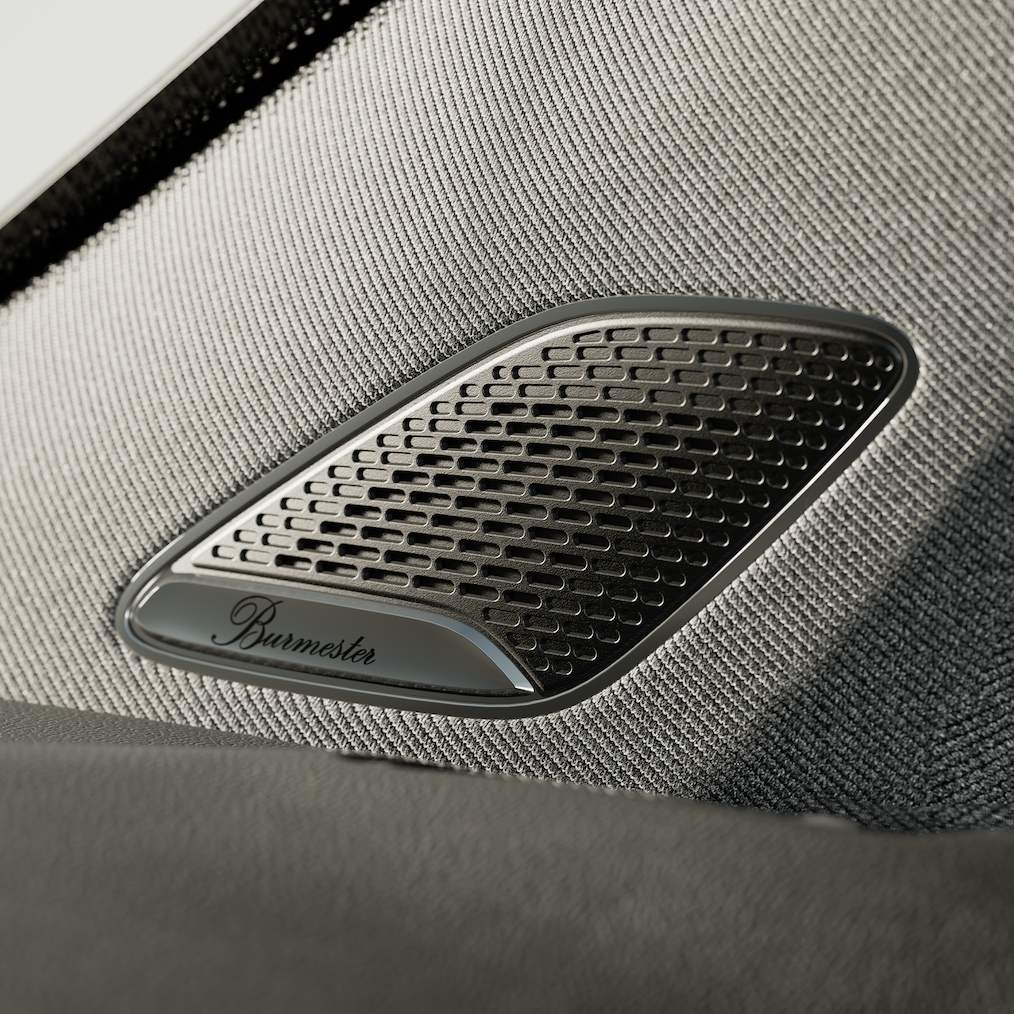 Reproduktor surround soundsystému Burmester® vozidla Mercedes-Benz Třídy B.