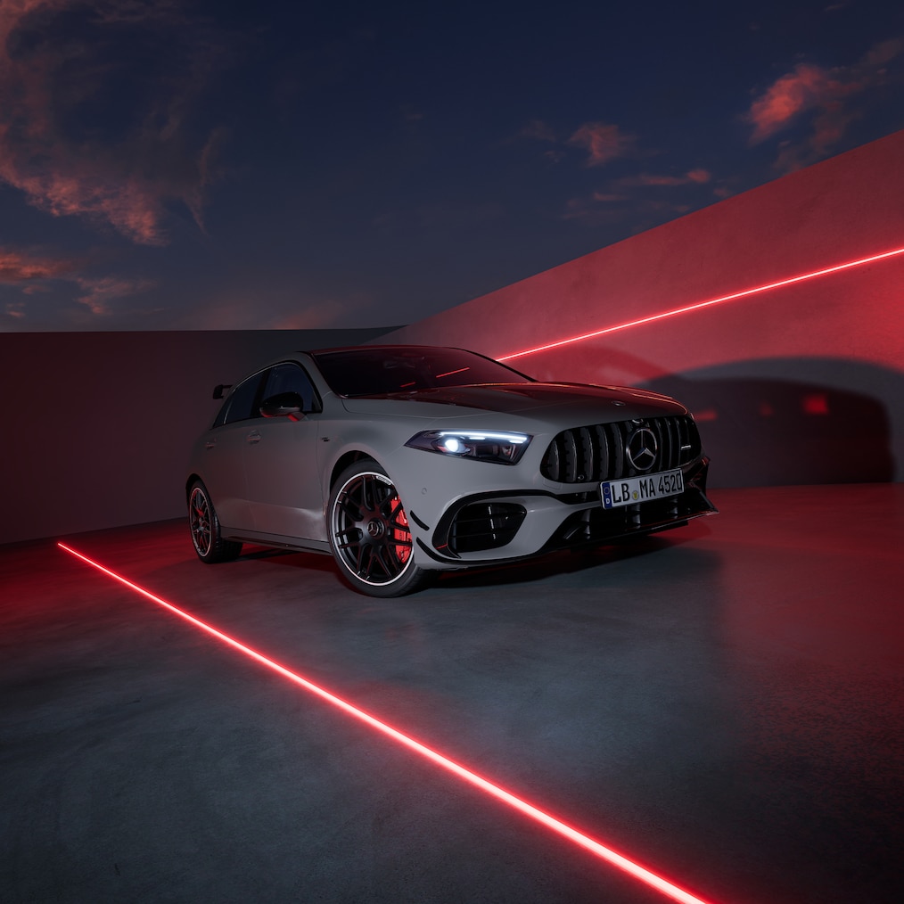 Mercedes-AMG Třídy&nbsp;A se sadou designu AMG Plus.