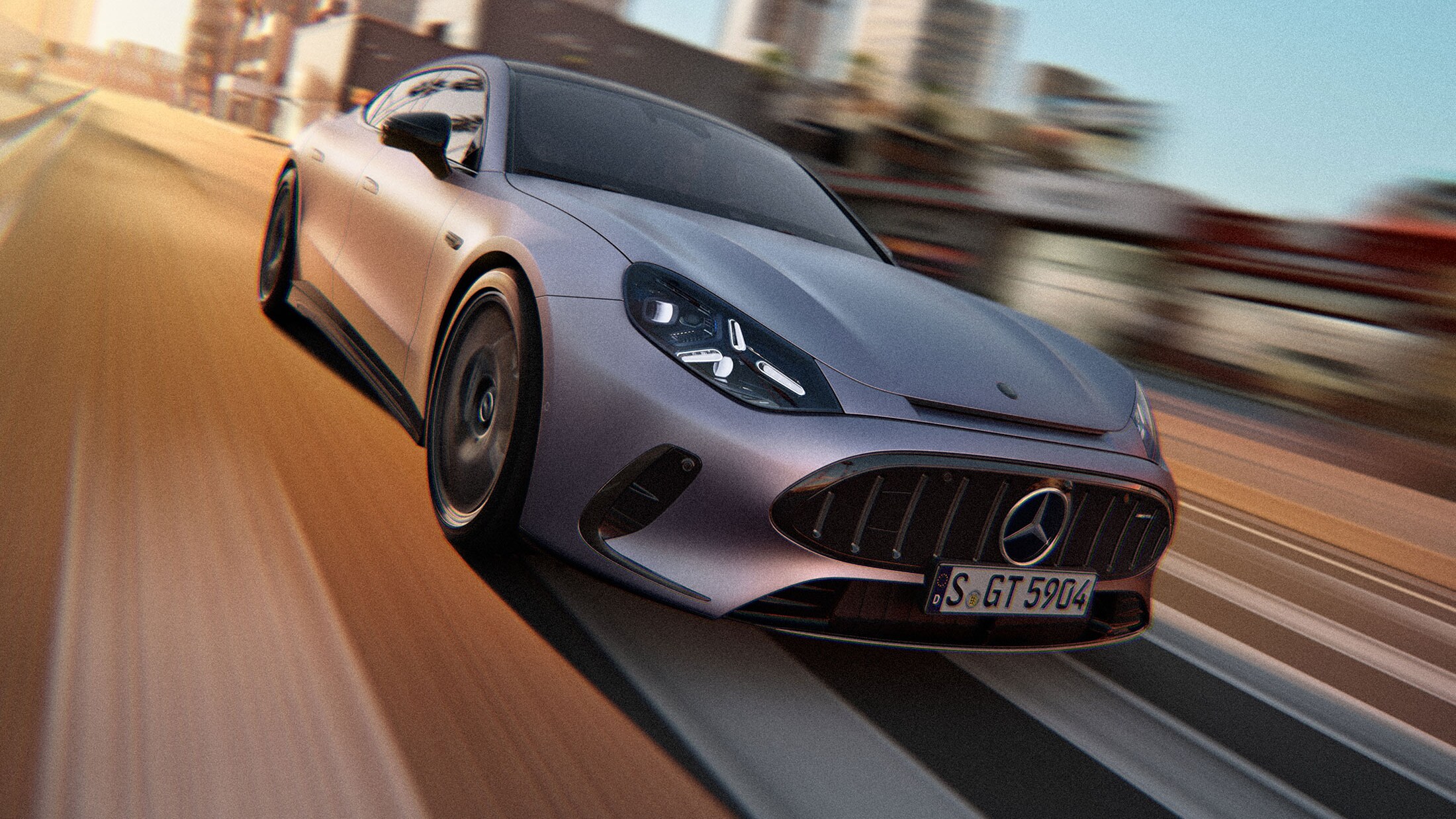 Zcela nového vozu Mercedes-AMG GT 53 čtyřdveřové kupé.