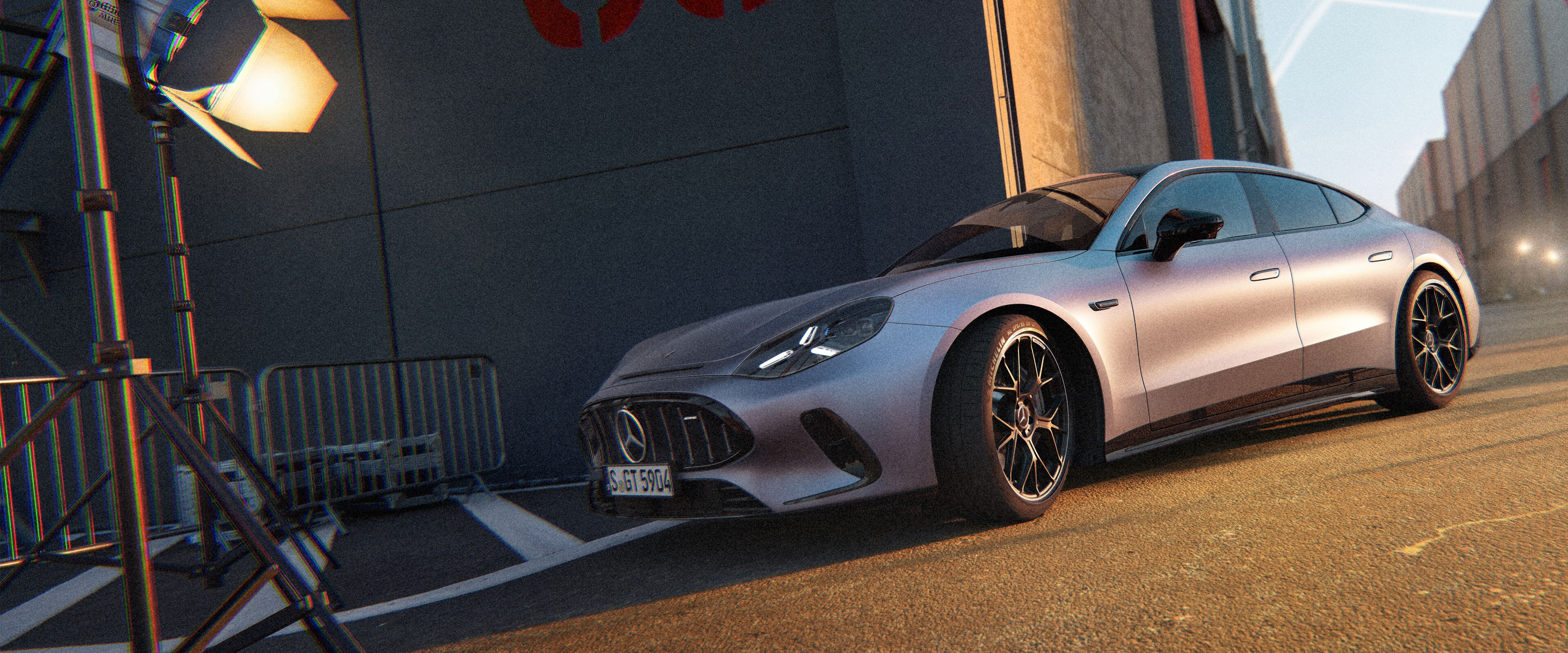 Mercedes-AMG GT 53 čtyřdveřové kupé.