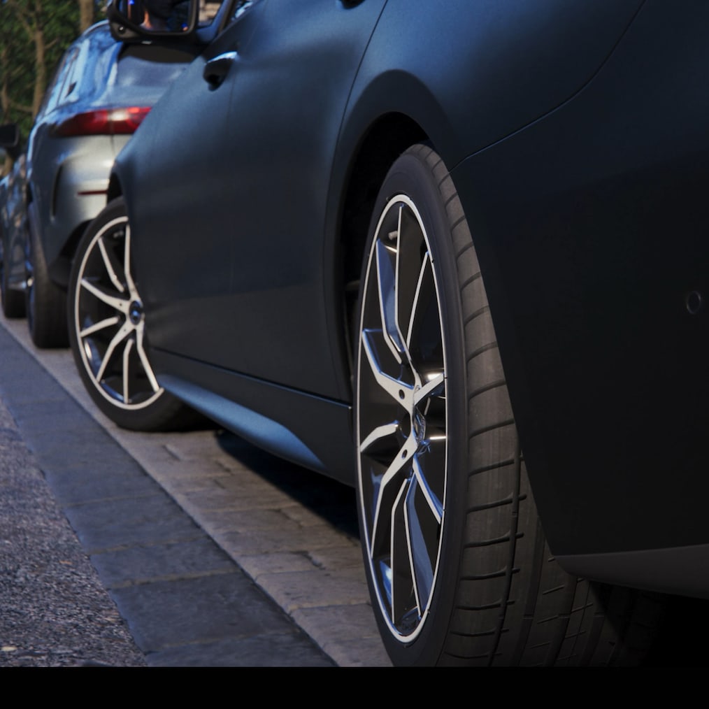 Řízení zadní nápravy nové Třídy&nbsp;C sedan od Mercedes-Benz.