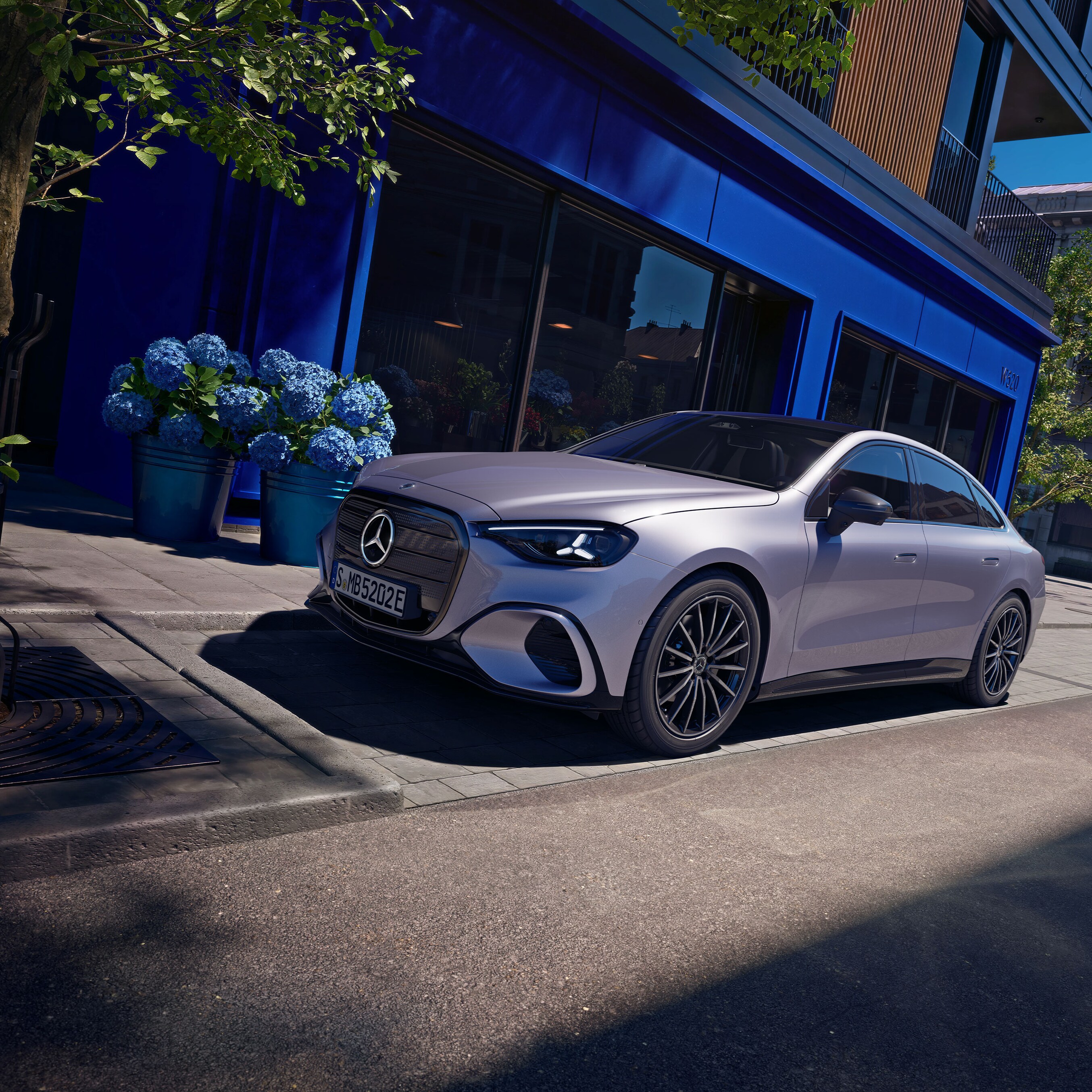 Exteriér nové Třídy&nbsp;C od Mercedes-Benz.