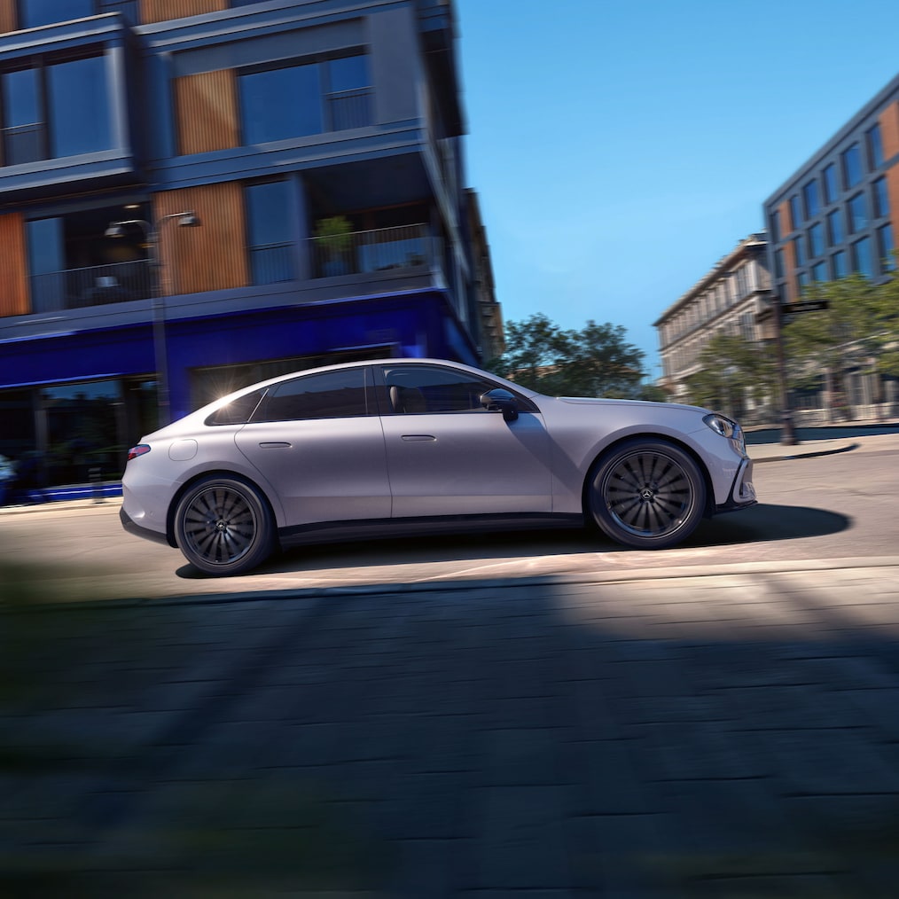 Sada pro agilitu a&nbsp;komfort zcela nové elektrické Třídy&nbsp;C od Mercedes-Benz.