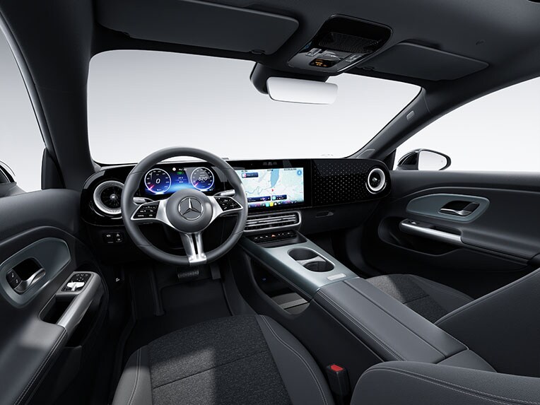 Progresivní linie v plně elektrickém CLA od Mercedes-Benz.