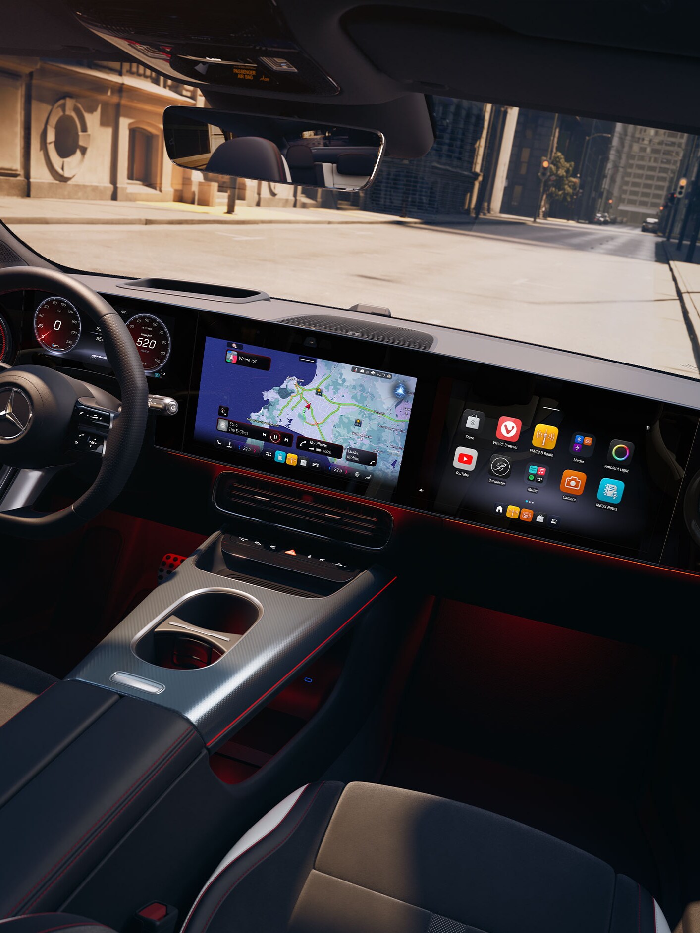Čtvrtá generace MBUX ve zcela novém CLA od Mercedes-Benz.