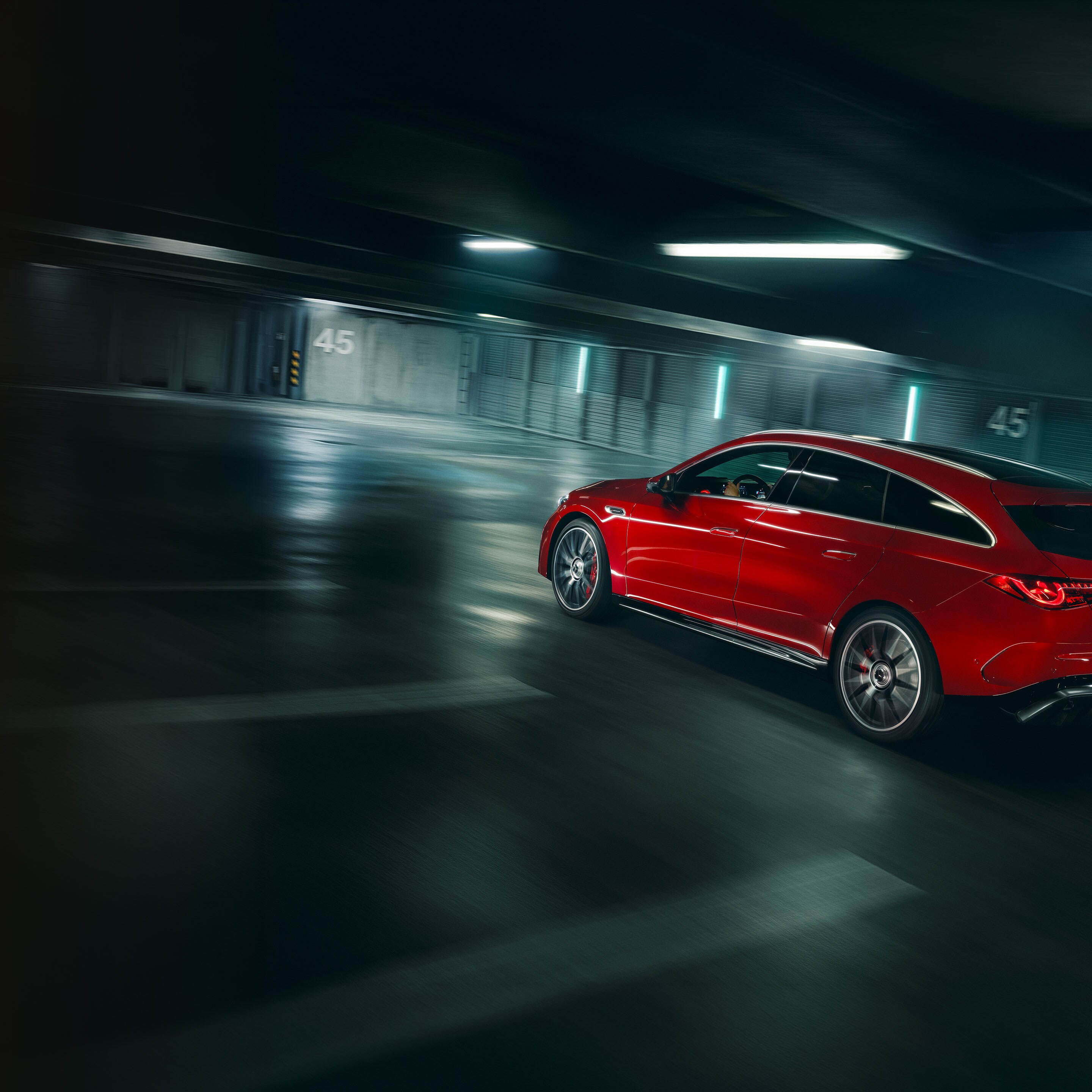 Výkon zcela nového elektrického Mercedes-AMG CLA 45 4MATIC+ Shooting Brake.