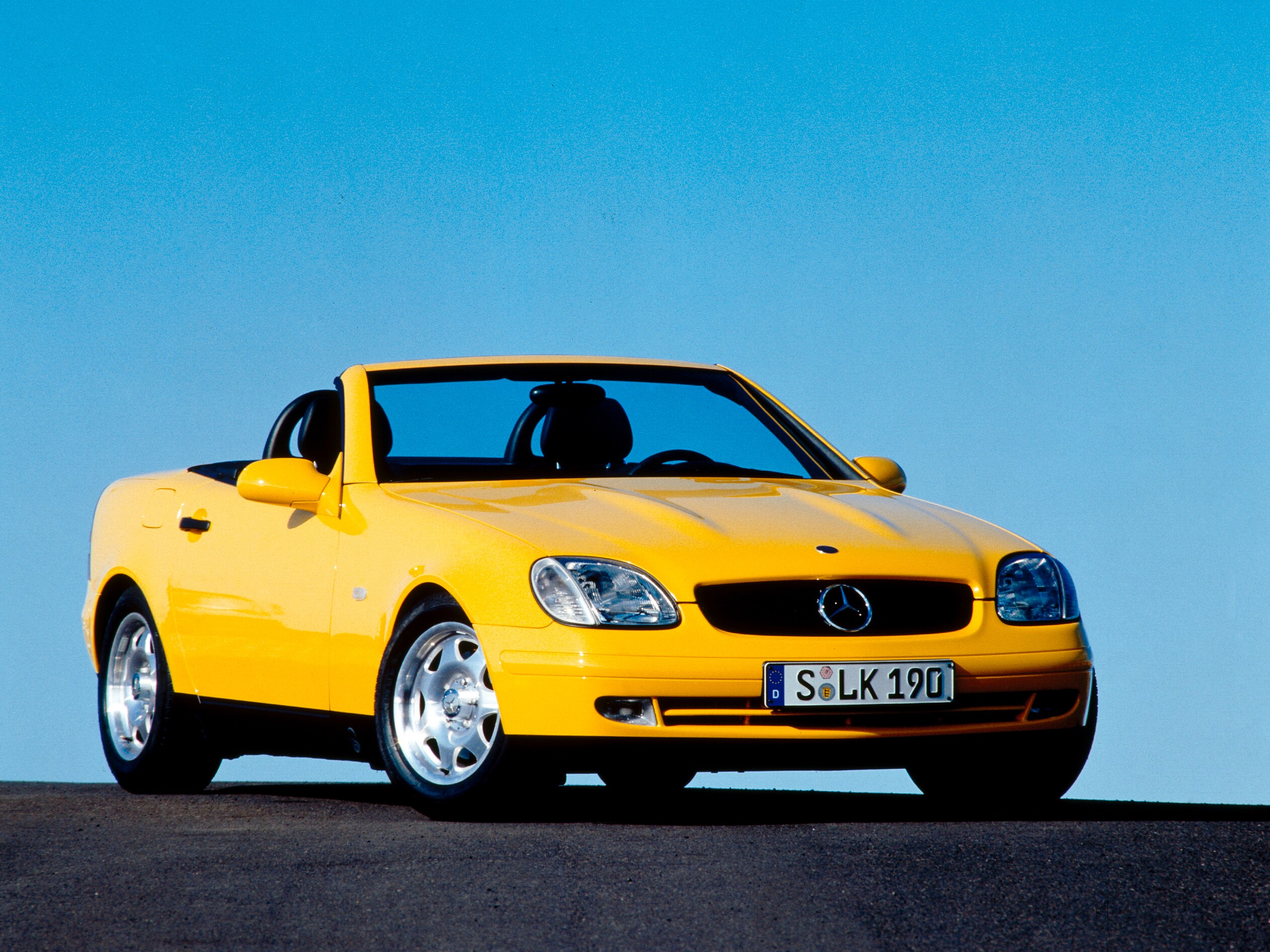 První generace SLK (R 170) z&nbsp;roku 1996
