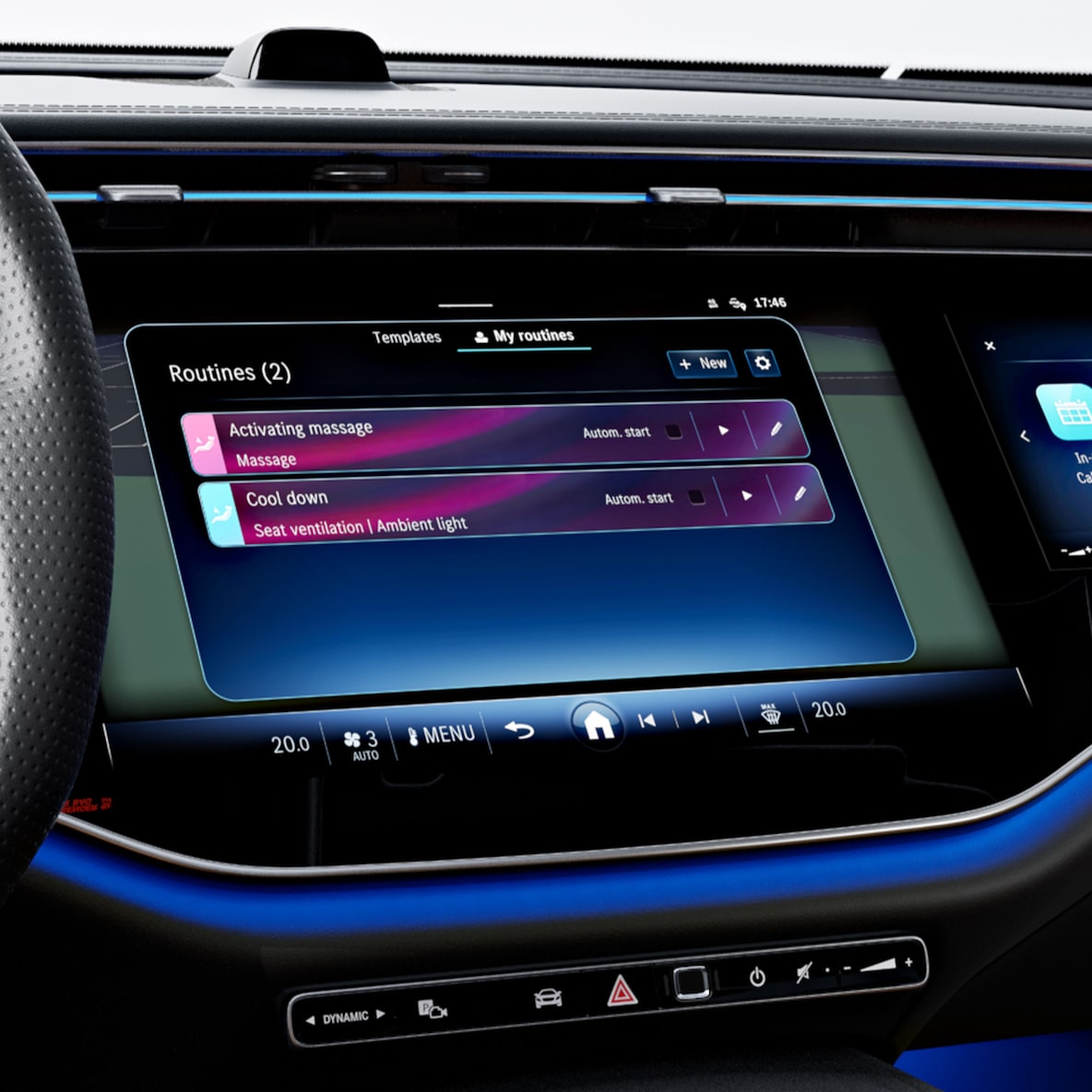 Interiér Třídy E sedan od Mercedes-Benz.