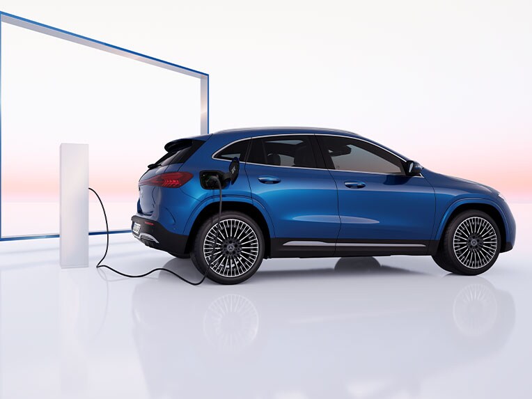 Zelené nabíjení v novém EQA od Mercedes-Benz.
