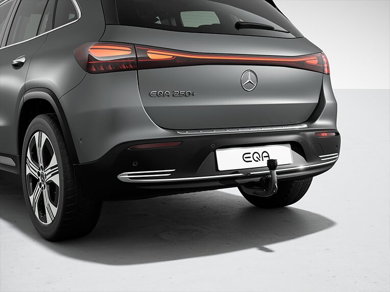 Tažné zařízení se stabilizací přívěsu ESP® nového EQA od Mercedes-Benz.