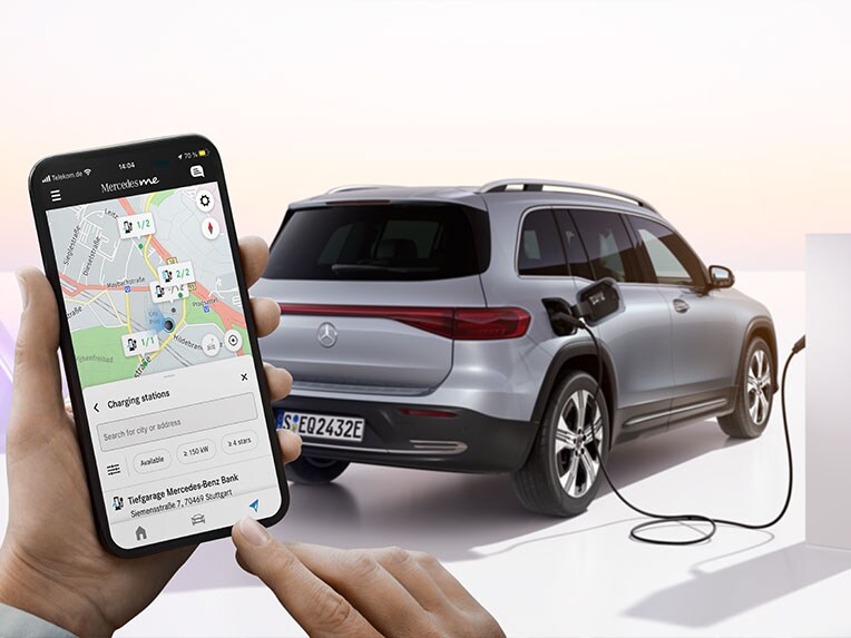 Zelené nabíjení v novém EQB od Mercedes-Benz.