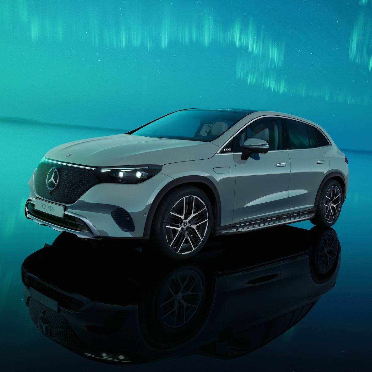 Exteriér vozidla Mercedes-Benz EQE SUV.