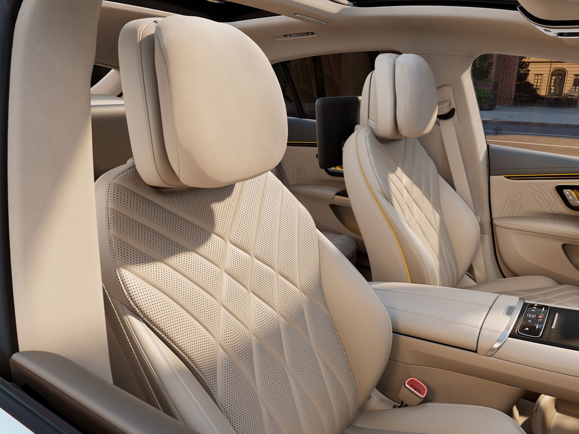 Program MANUFAKTUR pro individuální přizpůsobení nového plně elektrického EQS od Mercedes-Benz.