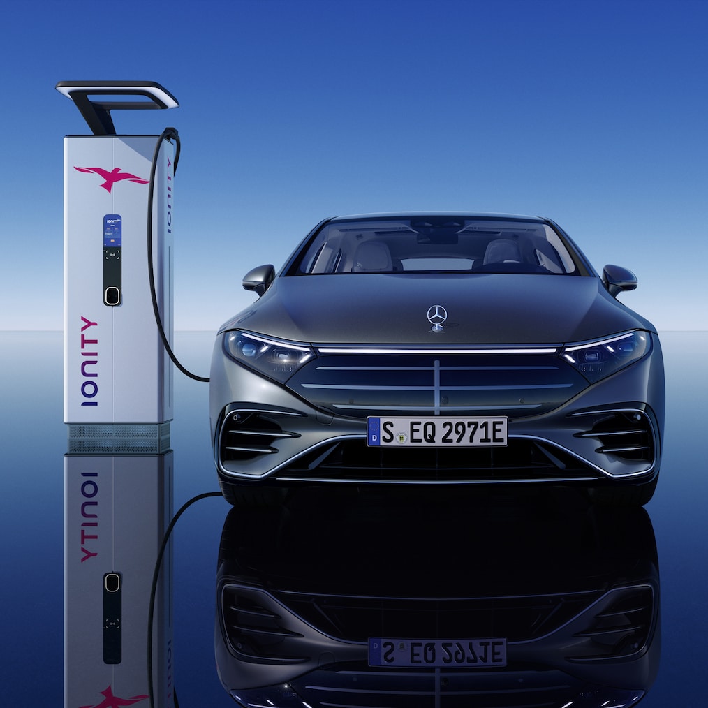 IONITY Unlimited pro sedan EQS od Mercedes-Benz.