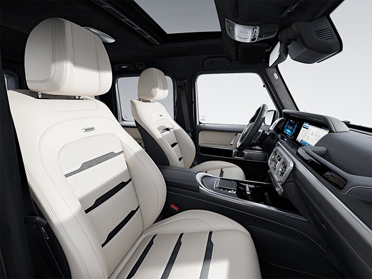Linie EXCLUSIVE interiér vozu Mercedes-AMG Třídy G.