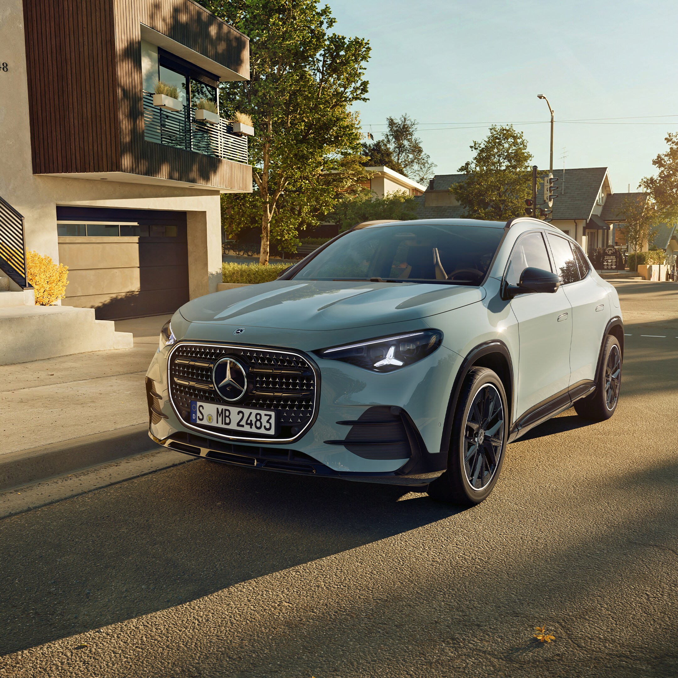 Exteriér zcela nového GLA od Mercedes-Benz.