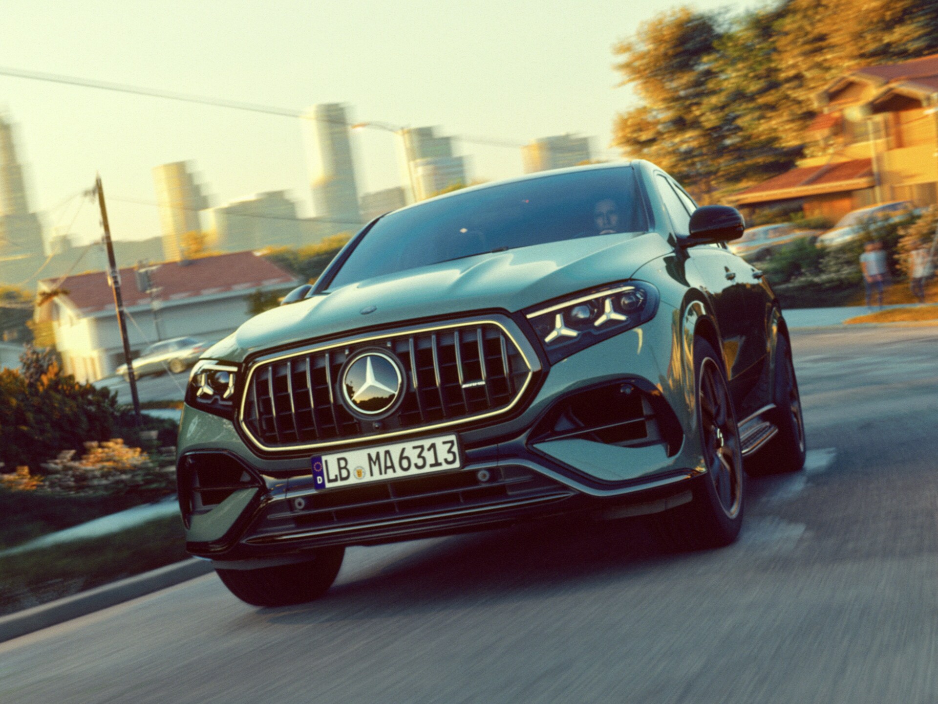 Nový design přídě vozu Mercedes-AMG GLE 63 S kupé.