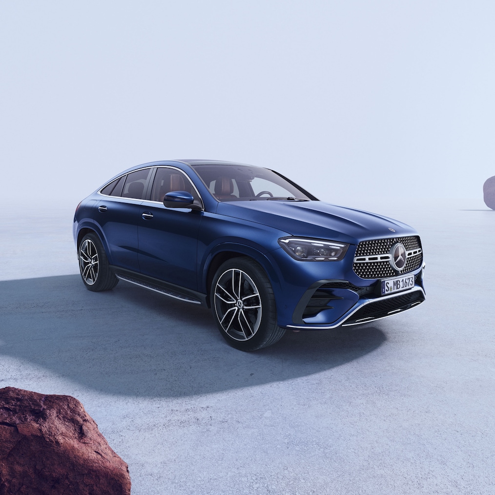 E-ACTIVE BODY CONTROL vozidla Mercedes-Benz GLE kupé.