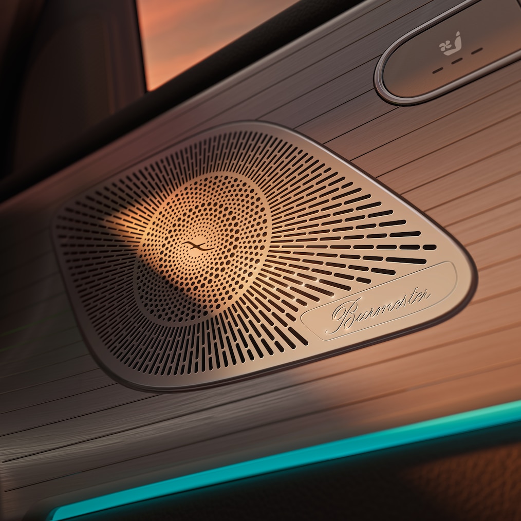 Příplatkový 3D surround soundsystém Burmester® vozidla Mercedes-Benz GLE kupé.