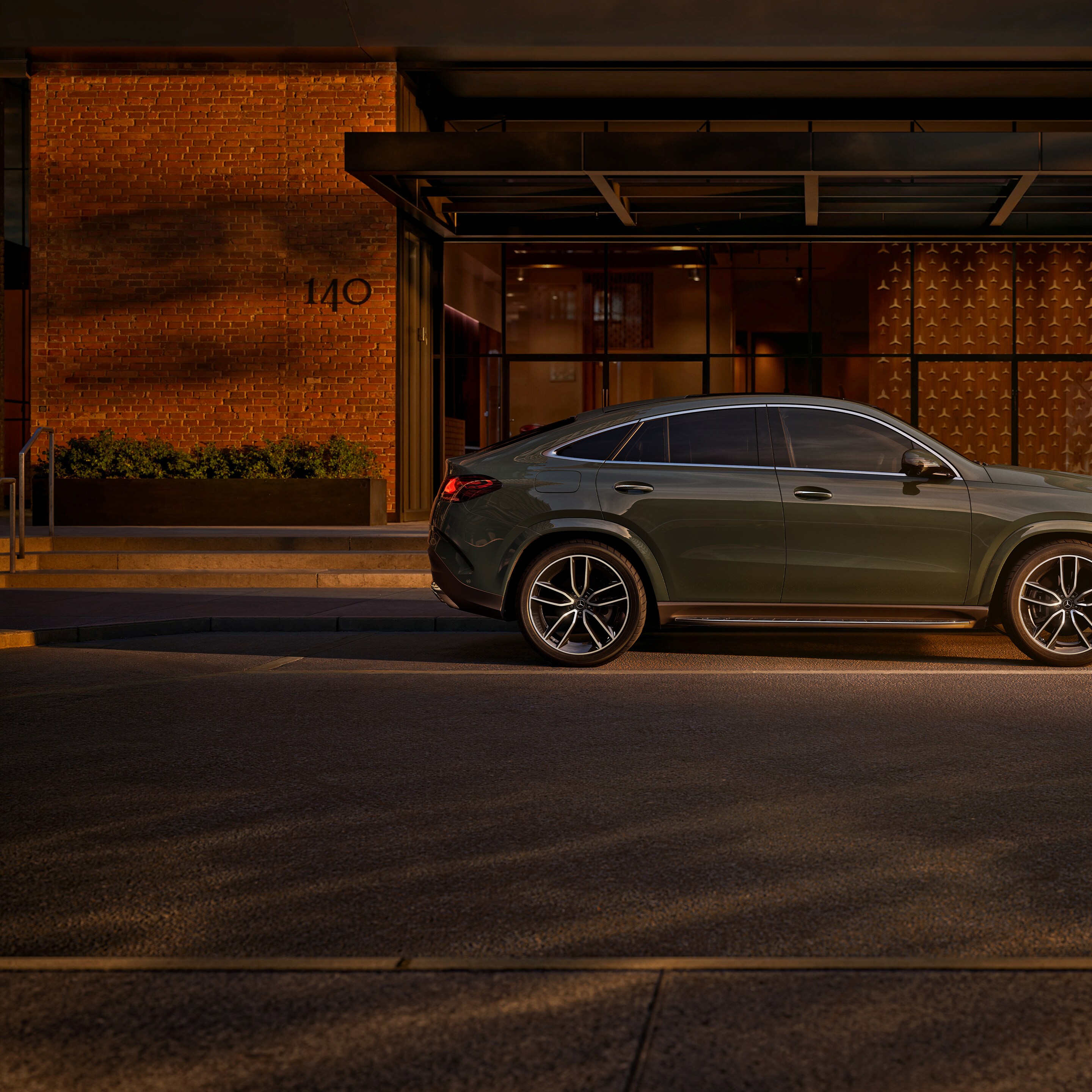 Exteriér nového GLE kupé.