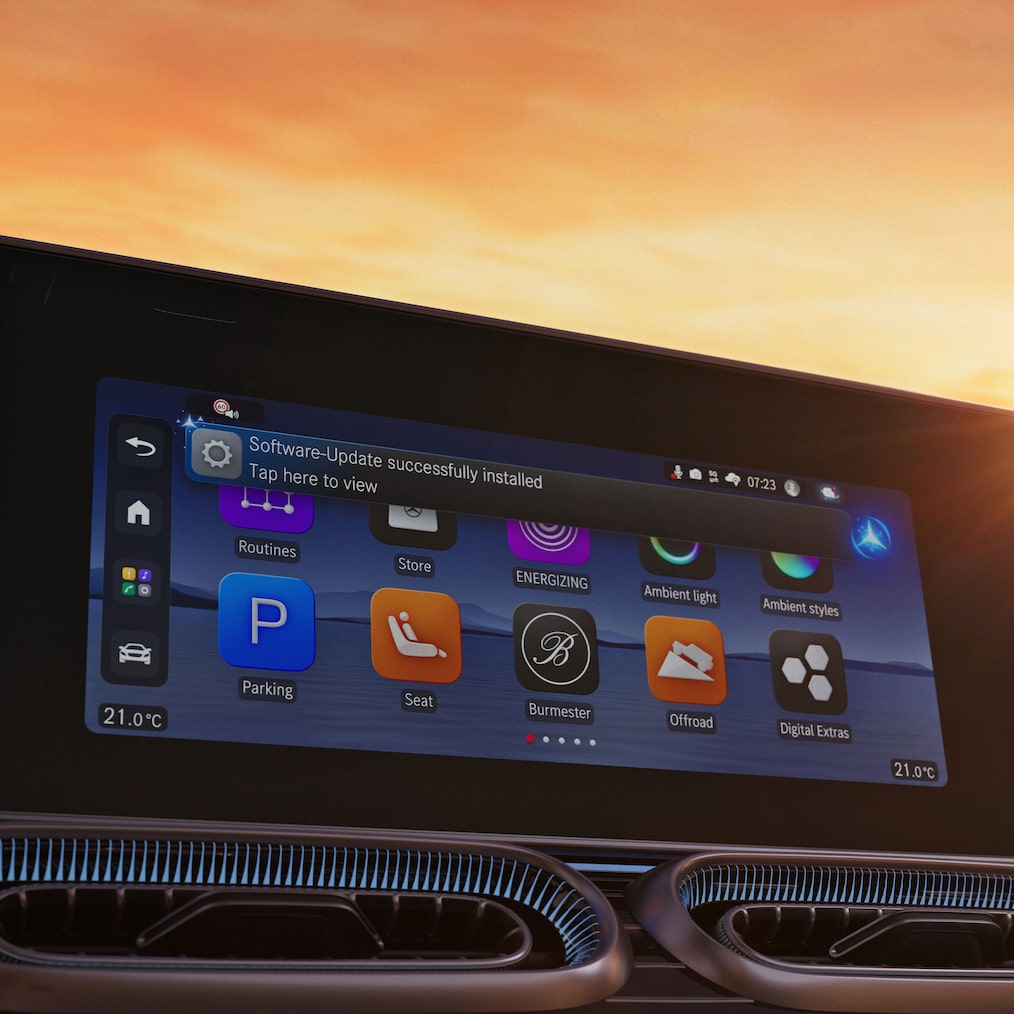 Mercedes-Benz Operating System (MB.OS) nového GLE od Mercedes-Benz.