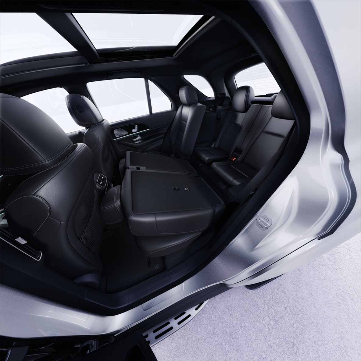 Interiér vozu Mercedes-Benz GLE.