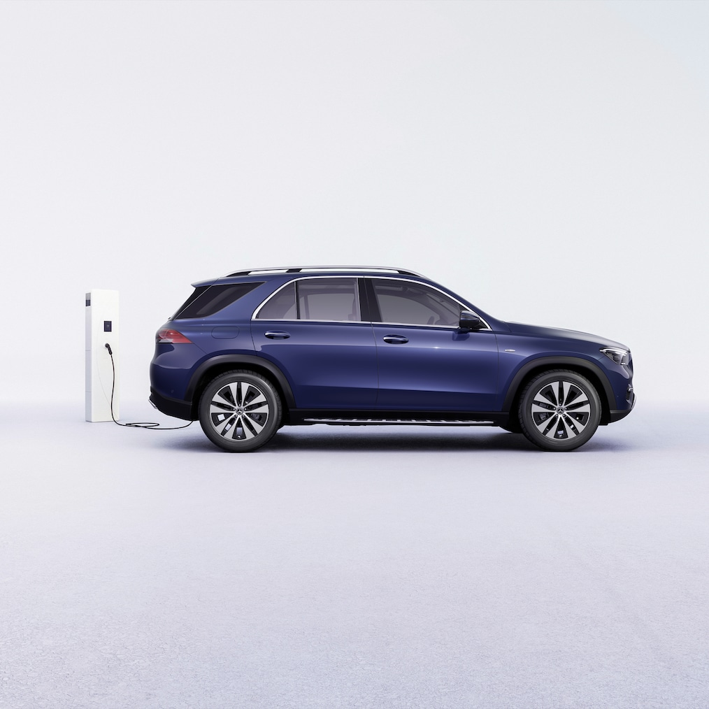 GLE 350 de 4MATIC s technologií hybridního pohonu EQ od Mercedes-Benz.
