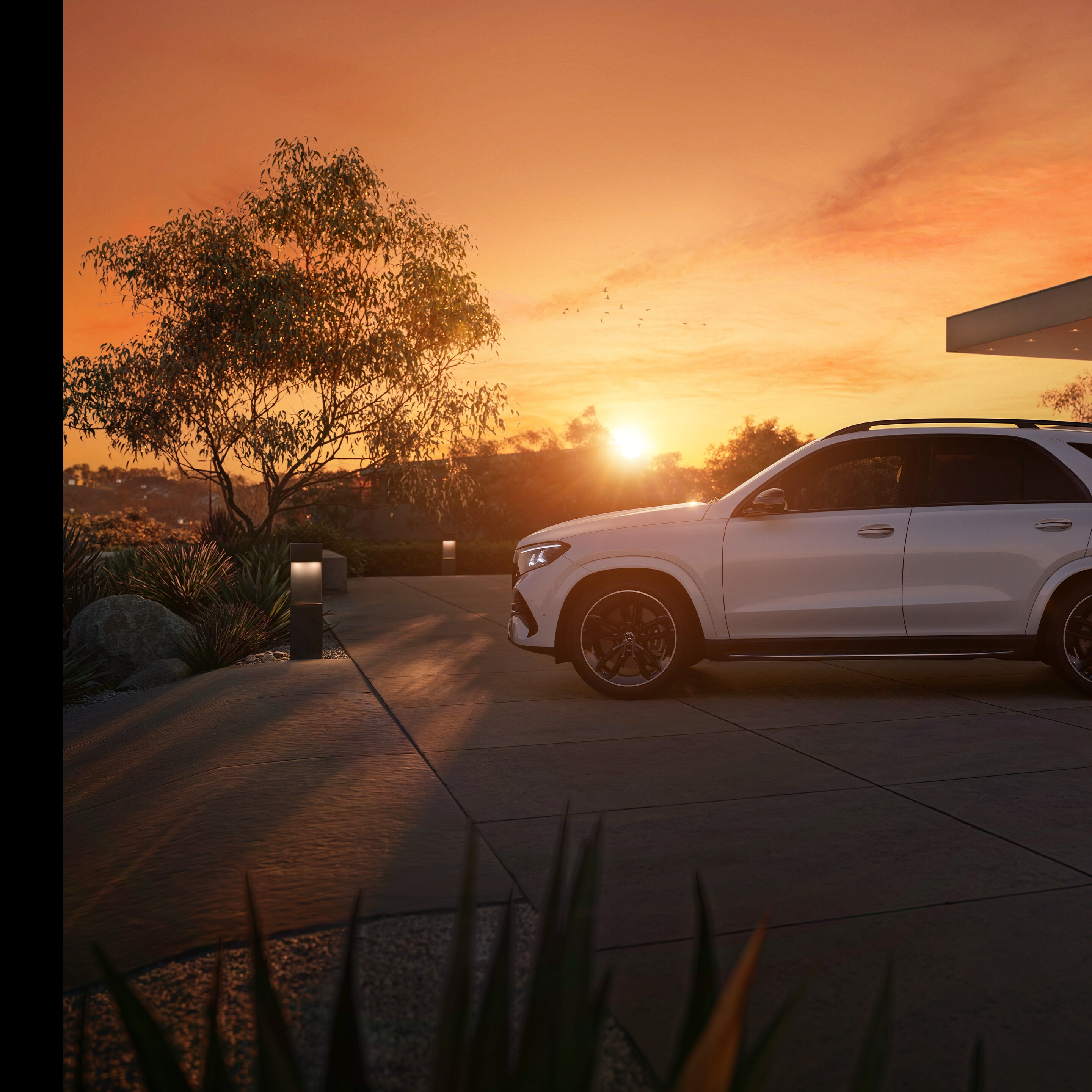 Exteriér nového GLE od Mercedes-Benz.