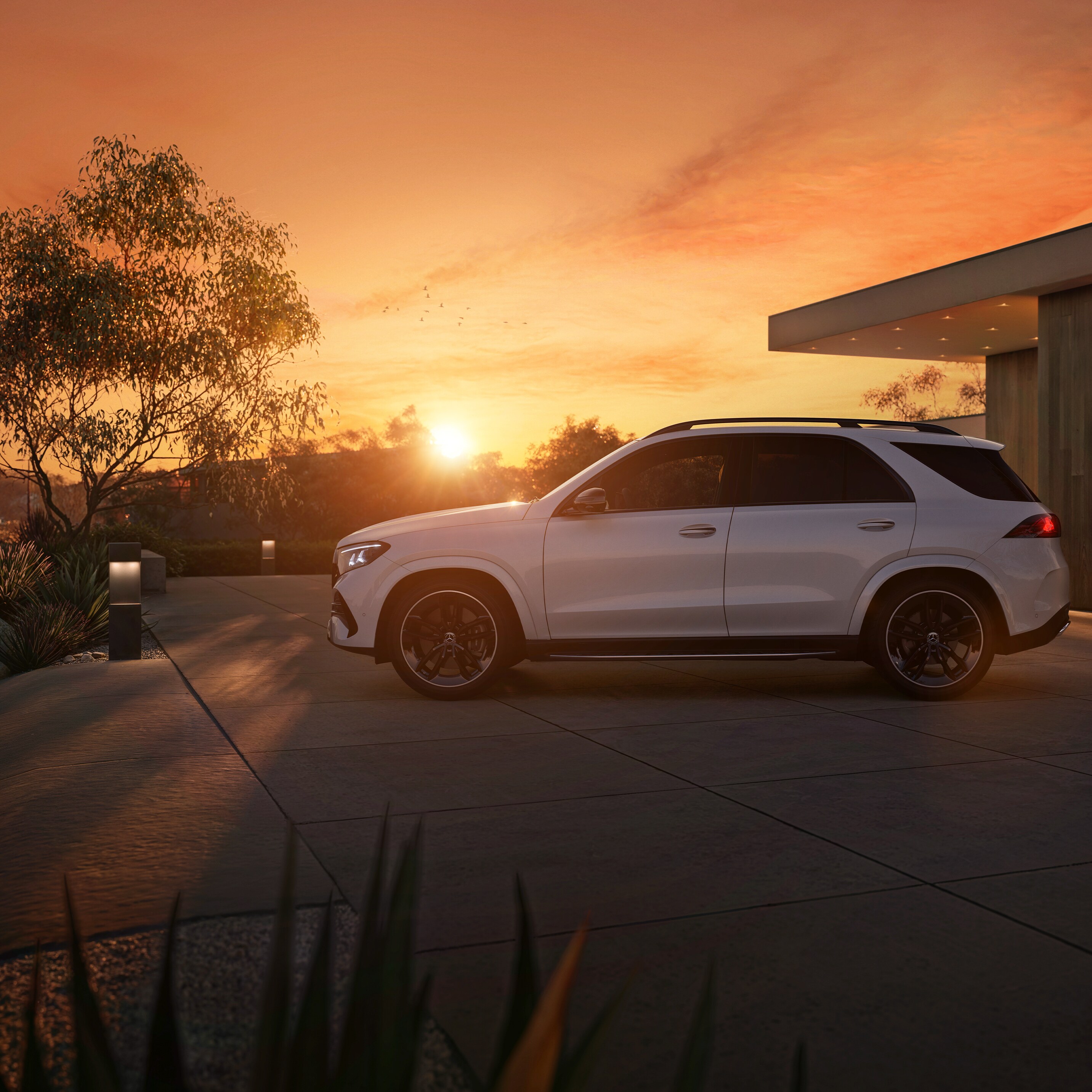 Exteriér nového GLE od Mercedes-Benz.