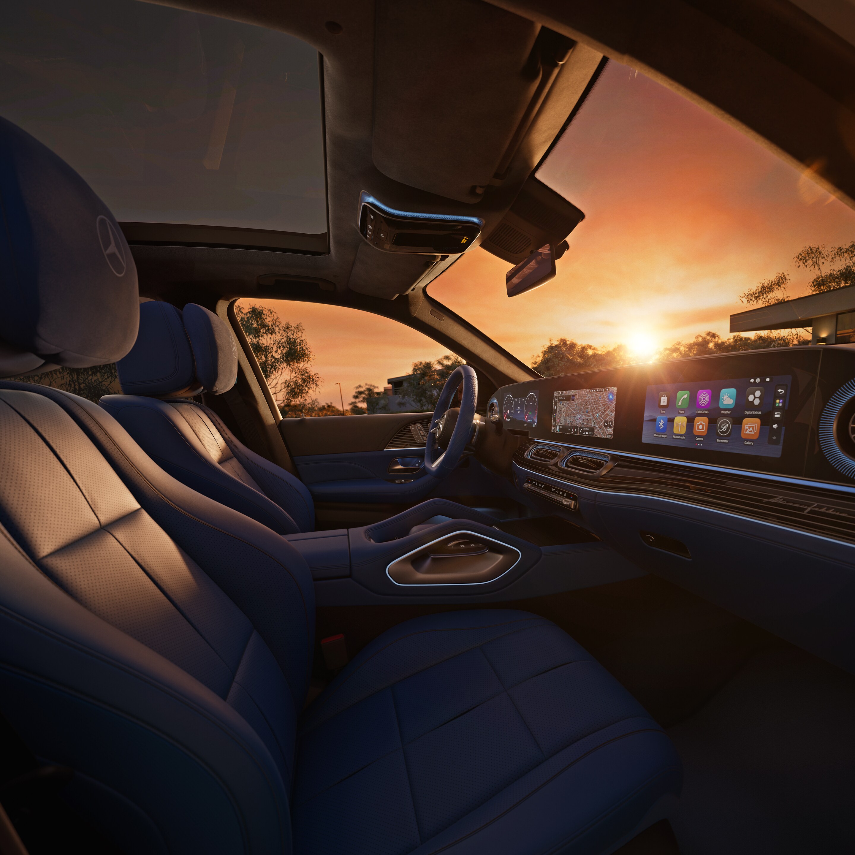 Interiér nového GLE.