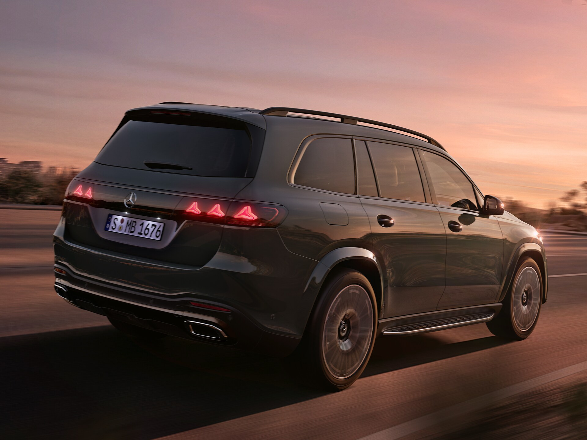 ADAS Gen6 Driving nového GLS od Mercedes-Benz.