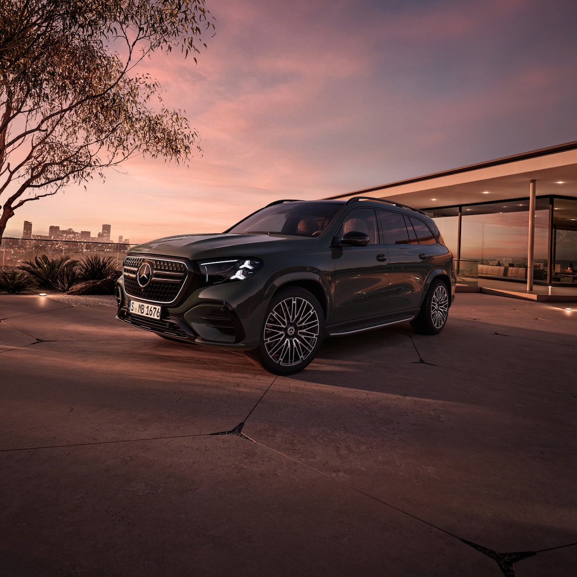 Exteriér nového GLS od Mercedes-Benz.