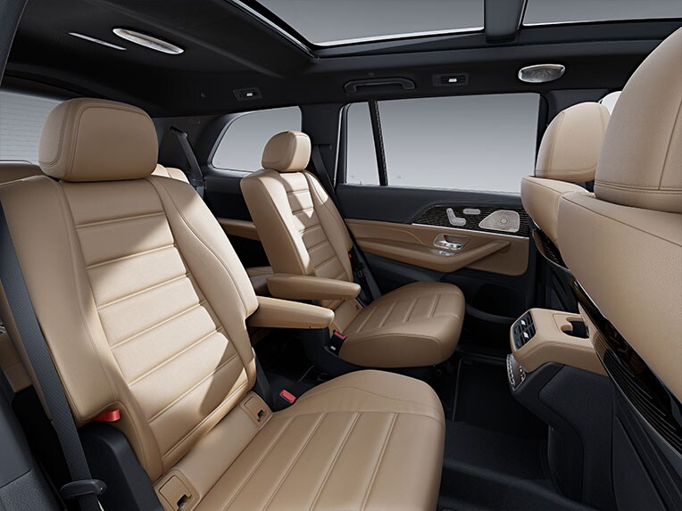Komfortní jednotlivá sedadla v modelu Mercedes-Maybach GLS.