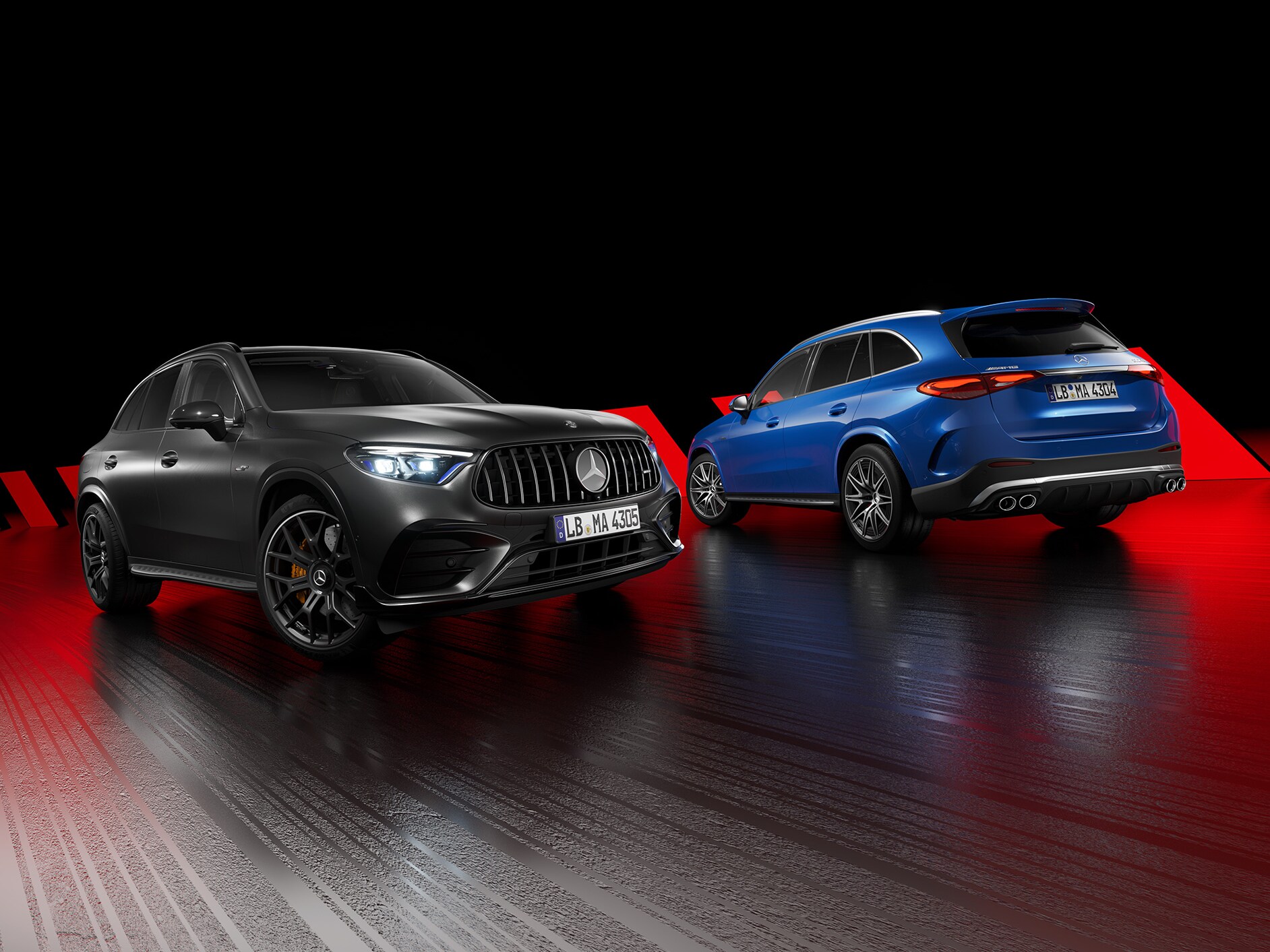 Zadní pohled na vozidlo Mercedes-AMG.