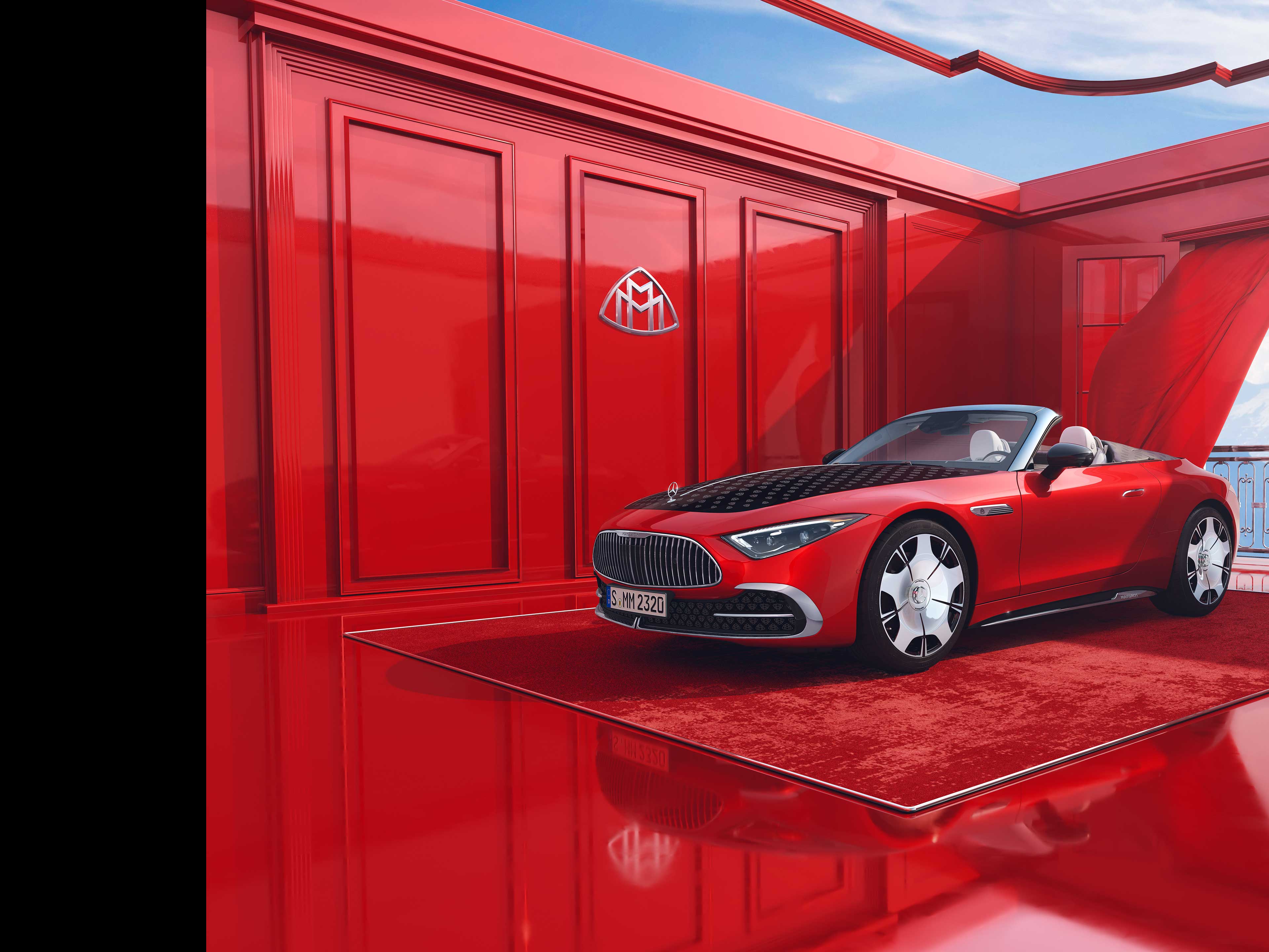 SL 680 | Značka | Mercedes-Maybach Pohled z boku na Mercedes-Maybach SL 680.