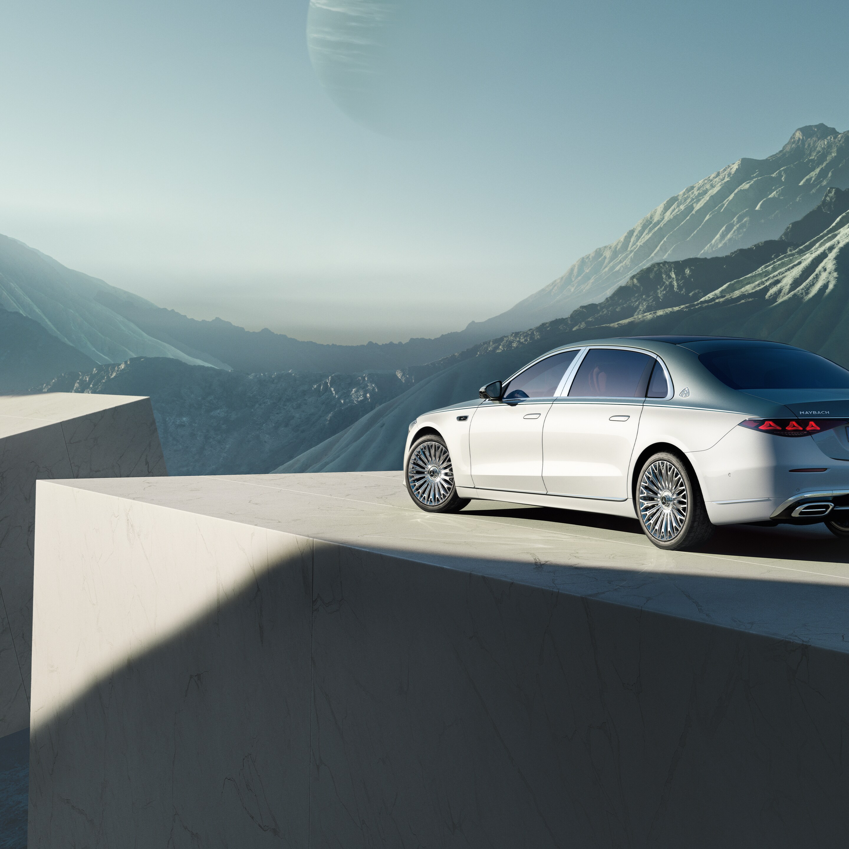 Exteriér vozidla Mercedes-Maybach Třídy&nbsp;S.