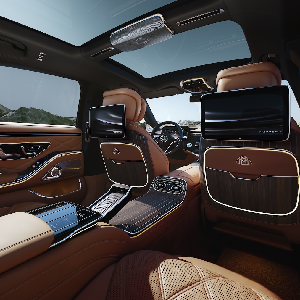 Interiér Exclusive nového vozu Mercedes-Maybach Třídy&nbsp;S.