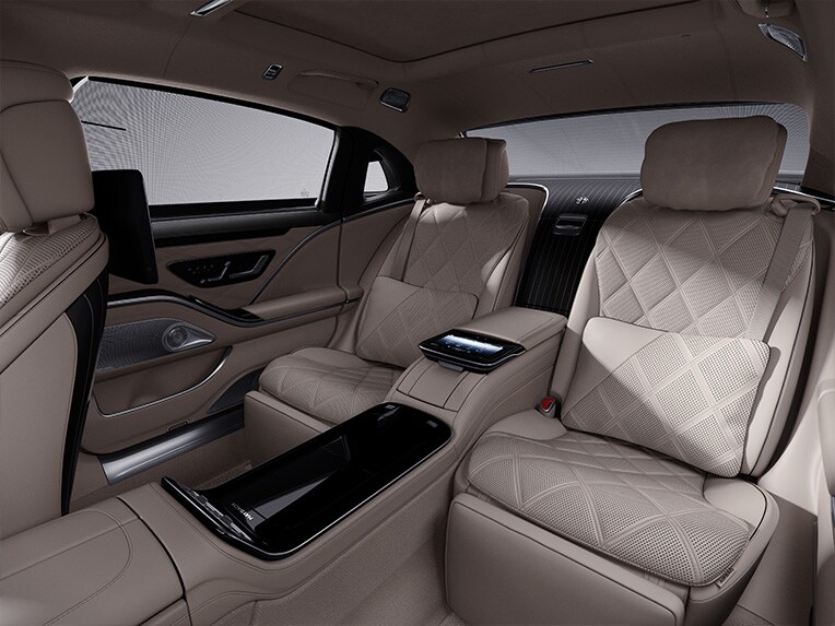 Interiér modelu Mercedes-Maybach Třída S.