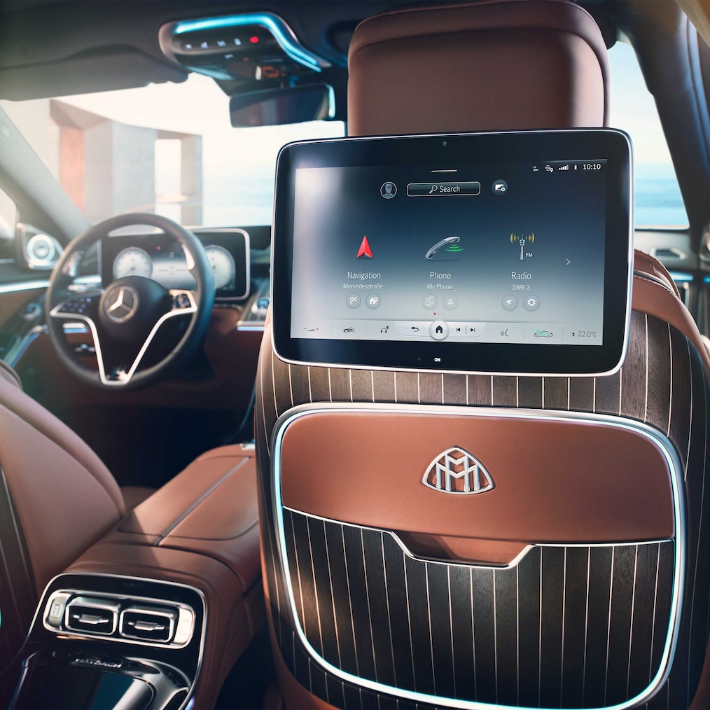 Obložení opěradla MANUFAKTUR vozidla Mercedes-Maybach Třídy S.