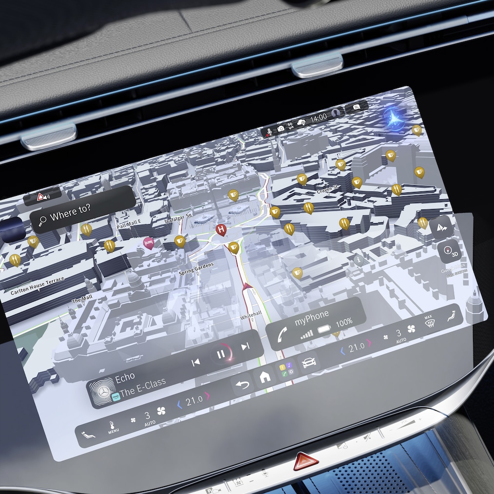 Virtuální asistent MBUX | Třída S sedan | Mercedes-Benz