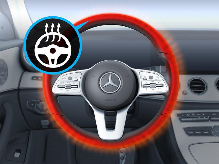 Vyhřívání volantu v modelu Mercedes-Maybach SL 680.
